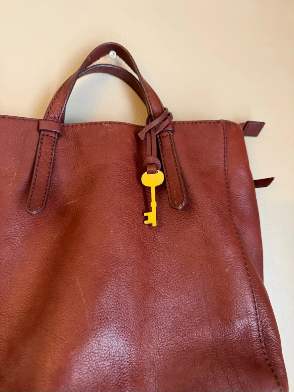 Fossil Purse Leather Camilla Convertible Backpack Handbag Shoulder Crossbody
